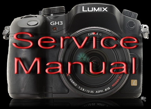 Product picture Panasonic Lumix DMC-GH3 Series Service Manual Repair Guide